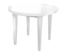 OD RĘKI ! MERSO ART stół okrągły fi 90 w białym połysku zwężane nogi wymiary